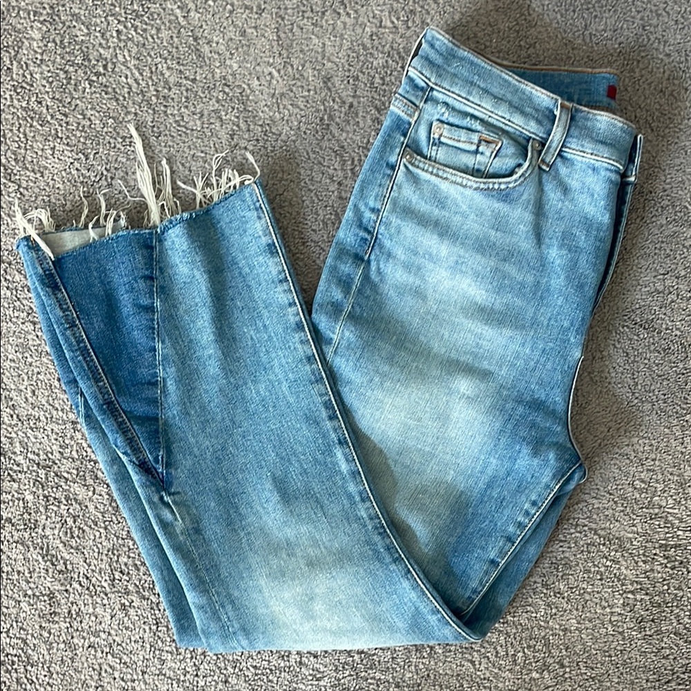 7 FOR ALL MAN KIND women jeans flared slim high waist AU8581594A sz W29